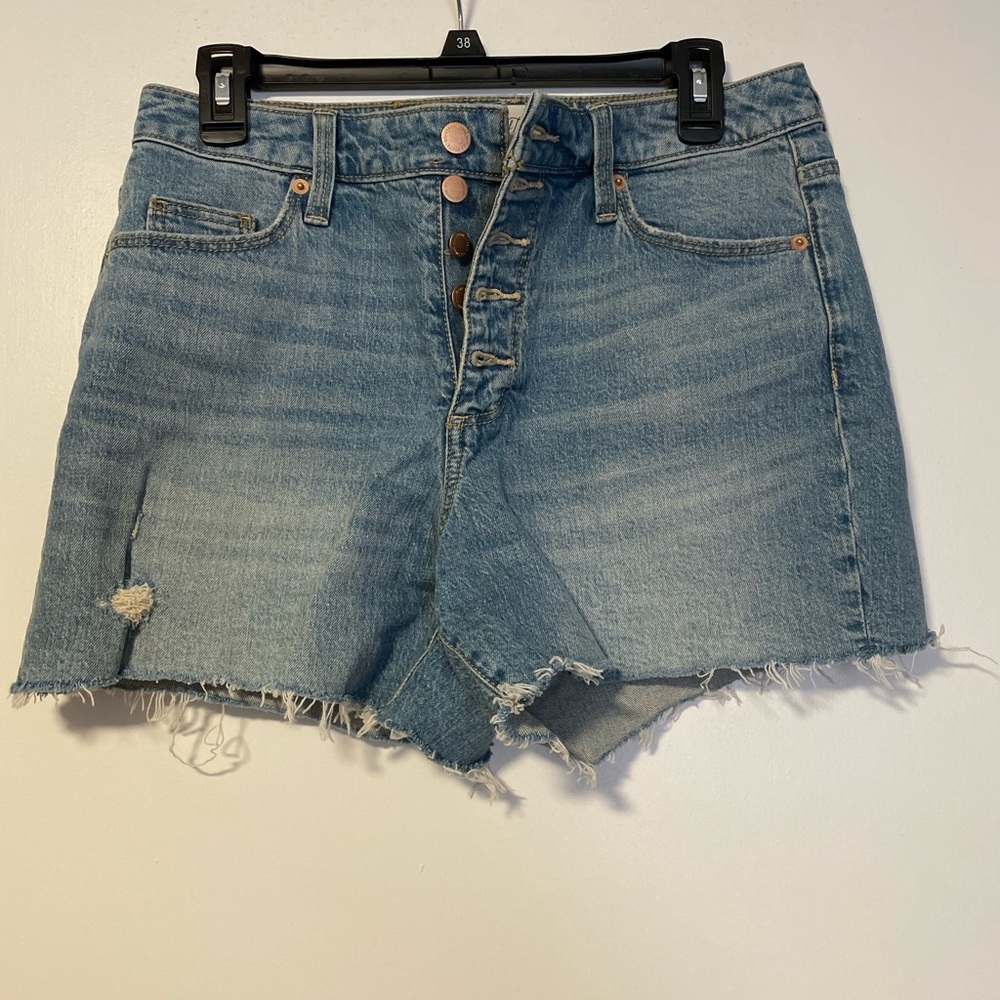 Universal Thread Button Up Jean Shorts